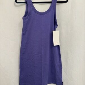 Lululemon Classic Fit Cotton-Blend Scoop Dress NWT